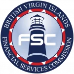 The official logo of the British Virgin Islands Financial Services Commission (FSC), featuring a lighthouse in the center with a blue and red circular design. Kuyaplay operates under a recognized financial license, ensuring secure and regulated gaming services.