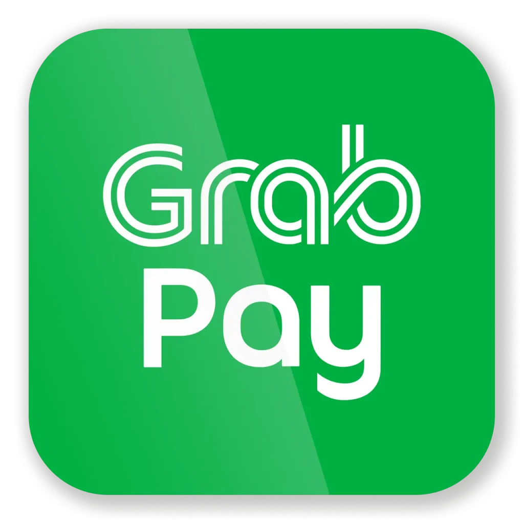 The official GrabPay logo, featuring a green square with white text, representing seamless and secure digital payments. Kuyaplay supports GrabPay for quick, hassle-free deposits and withdrawals.
