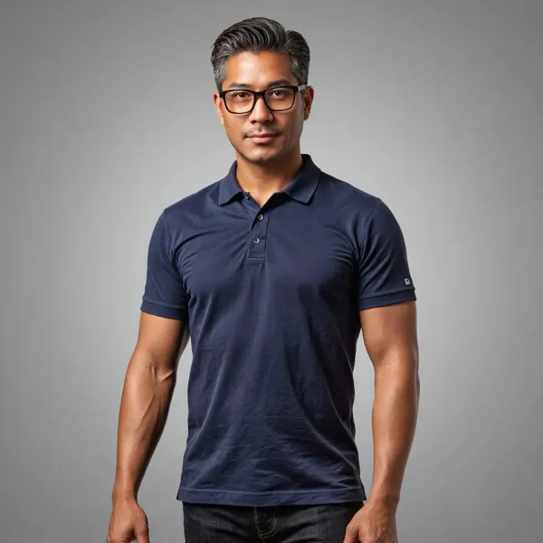 Juanito is a man in his early forties, standing at around 5'9