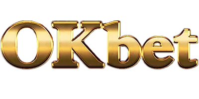 The OKBet logo in a shiny gold finish with bold, classic lettering on a transparent background, reflecting luxury, trustworthiness, and brand strength in the legit online casino industry.
